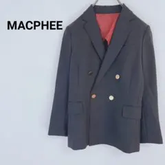 ◇マカフィー【M】テーラードジャケット　ダブルボタン　金ボタン　肩パット　日本製のサムネイル