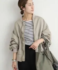 定価33000円★フレームワーク レーヨンナイロンMA-1 ブルゾン 36 定価33000円☆フレームワーク レーヨンナイロンMA-1 ブルゾン 36