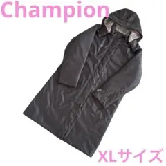 チャンピオン　フード付きベンチコート レディース　ダークグレー　XLサイズ