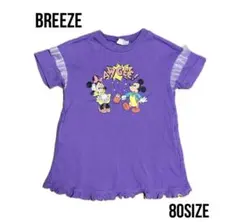 BREEZE ミッキー ミニー ワンピース 80サイズ