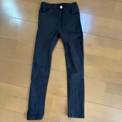 キッズ ロングパンツ ブラック　スキニー　140 冬
