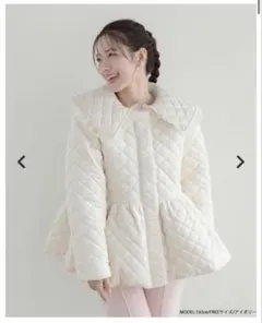♡フィットモア♡フリルティアードジャケット♡ベージュ♡新品未使用品 
