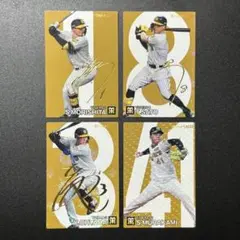 プロ野球チップス2024 阪神タイガースSTAR CARD 4枚セット