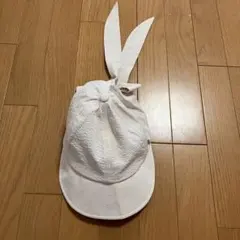 WHITE SANDS レディース キャップ ホワイト リボン　帽子のサムネイル