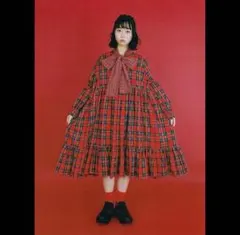 HEIHEI ワイドヨークワンピース チェック柄 - メルカリ