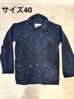 Barbour ネイビー 薄手ジャケット 40 ポリエステル