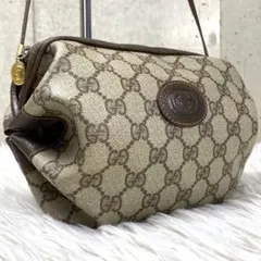 希少✨美品 グッチ ショルダーバッグGGスプリーム インターロッキング ドラム型のサムネイル