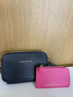 petite robe noire ショルダーバッグ とカードケースセットのサムネイル