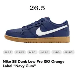 Nike SB Dunk Low Pro OrangeLabel NavyGum
