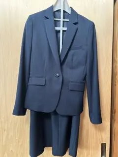 ネイビー シングルボタン スーツ　11号