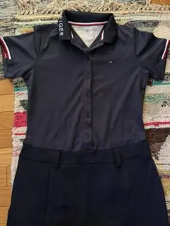 トミーヒルフィガー　ポロワンピース ネイビー　Lサイズ