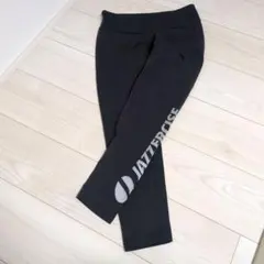 JAZZERCISE カプリレギンス ブラック ロゴ　S