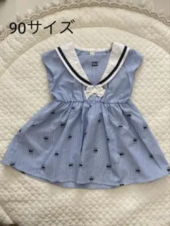 【アプレレクール】ワンピース　半袖　タイニーベアー