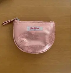 【新品未使用】キャス・キッドソン ミニポーチ　ピンクゴールド　メタリックピンクのサムネイル