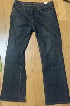 swag Y2K 00's 微フレア デニムパンツ グランジ ストリート