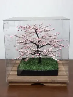 折り鶴盆栽【しだれ桜盆栽】No.23 - メルカリ