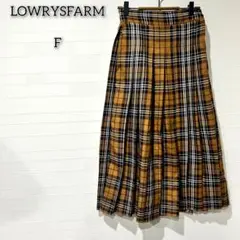 ローリーズファーム 【F】 ボトムス フレアスカート チェック 総柄 プリーツ