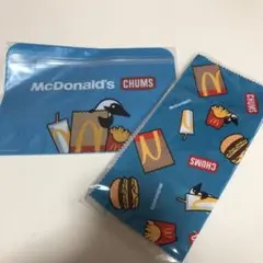 K58 ①チャムス　CHUMS ジッパーポーチ&クリーナークロス