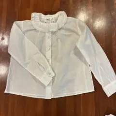 agnès b. ENFANT ホワイト長袖シャツ