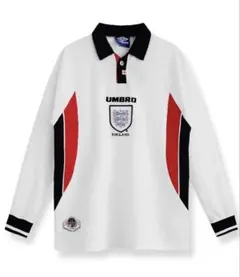 UMBRO イングランド代表 長袖ポロシャツ S