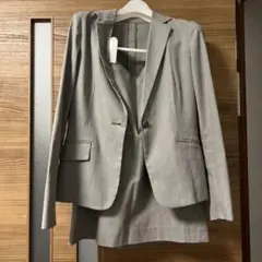 GREEN LABEL RELAXING グレー スカートスーツ