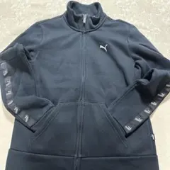 Puma ブラック フルジップジャケット