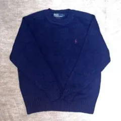 Polo by Ralph Lauren クルーネックニット ネイビー L