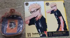 ハイキュー　月島　ミニフォトホルダー　カード　セット