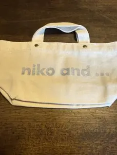 niko and ... トートバッグ アイボリー