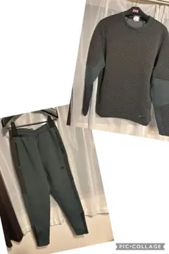 【超人気✖️大人カーキ色】ニューバランス　ジャージセットアップ