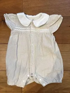 バースデー 半袖ロンパース 50-60