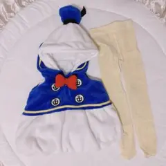ディズニー ドナルド 着ぐるみ 95cm タイツセット ハロウィン コスチューム
