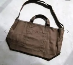 【別注】＜L.L.Bean＞グローサリー トートバッグ　ダークブラウン