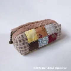 ハンドメイド　パッチワークミニケース①　 コインケース　小物入れ