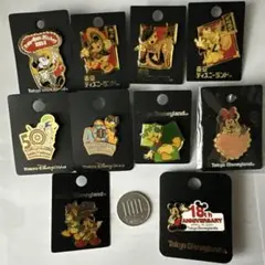 ち*こ様 東京ディズニーランド 販売ピンバッジ 10個セット　Ｐ