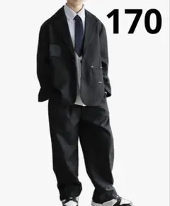 スタイリッシュ　スーツ上下セット　フォーマル　170センチ　結婚式　卒業式