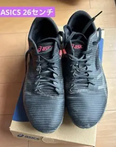 asics 陸上スパイクヒートスプリントHEATSPRINT 26センチ黒