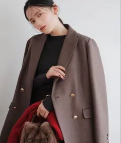 NATURAL BEAUTY BASIC ダブルブレストボクシージャケットII