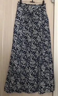 ヘザー花柄ロングスカート