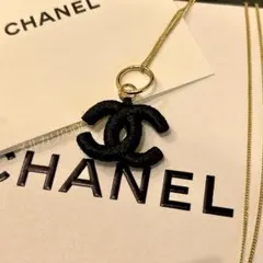 【新品未使用】CHANEL 正規品 メゾンの象徴 ブラックブロドリー ネックレスのサムネイル