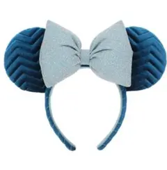 ミッキー型カチューシャ ダークブルー