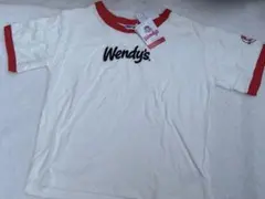 新品Wendy's リンガーTシャツ ホワイトレッド　150