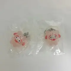 【2点セット】めじるしアクセサリー ラテクマデザイン マイメロディ
