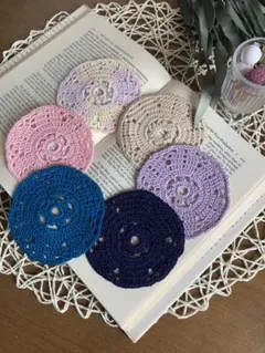 手編みハンドメイドコースタードイリー