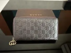 GUCCI GGパターン 長財布 ダークブラウン