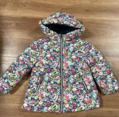 1回着用のみ★jacadi 花柄ダウンコート 5A 110cm
