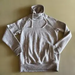 H&M XS 裏起毛タートルネックトレーナー　グレー