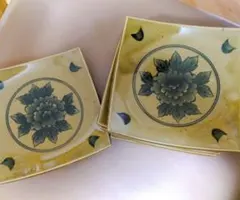 【おまとめ対応可】花柄 角皿 5枚セット