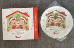 不二家　ペコちゃん　2024年クリスマスデザインプレート