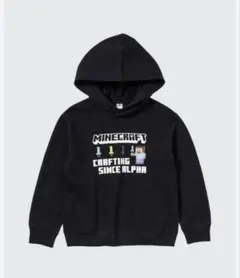 ユニクロ　マインクラフト　パーカー　120cm